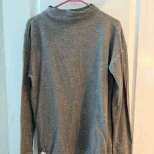 Rei Coop Norseland Mock Neck Long Sleeve Knit Grey M